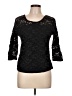 G Wheels Black 3/4 Sleeve Top Size L (estimated) - photo 1