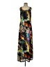 Ted Baker London 100% Polyester Tie-dye Black Casual Dress Size 2 (0) - photo 1