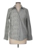 Oak & Trellis Stripes Gray Long Sleeve Button-Down Shirt Size M - photo 1