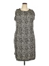 Old Navy Animal Print Gray Casual Dress Size XXL (tall) - photo 1