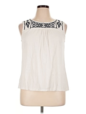 Skies Are Blue Sleeveless Blouse (view 1)