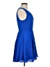 Express Solid Blue Cocktail Dress Size 6 - photo 4
