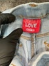 Real Love 100% Cotton Solid Blue Jeans Size 10 - photo 3