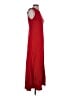 Zara Solid Red Casual Dress Size S - photo 4