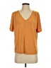 PREMISE Orange Short Sleeve Top Size S - photo 1