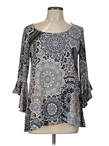 SJS 3/4 Sleeve Blouse (view 1)