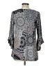 SJS Gray 3/4 Sleeve Blouse Size L - photo 2