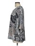 SJS Gray 3/4 Sleeve Blouse Size L - photo 5