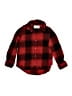 Old Navy 100% Cotton Plaid Red Long Sleeve Button-Down Shirt Size S (kids) - photo 1