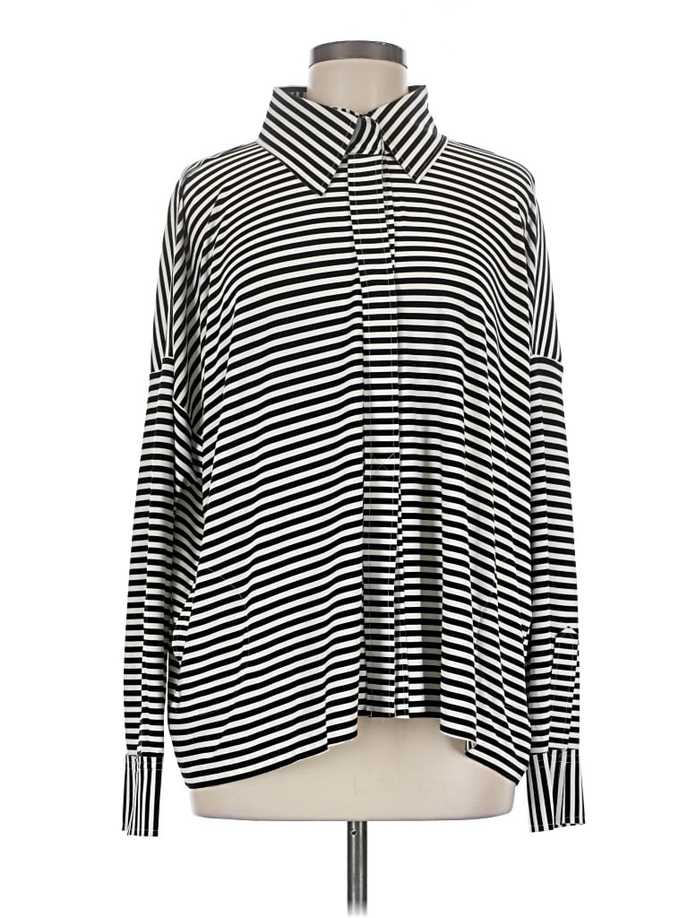 Pre-owned Norma Kamali Long Sleeve Turtleneck In Silver