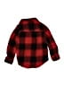 Old Navy 100% Cotton Plaid Red Long Sleeve Button-Down Shirt Size S (kids) - photo 2