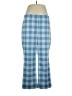 J.Crew Collection Checkered-gingham Blue Casual Pants Size 16 - photo 1