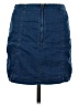 Free People Solid Blue Denim Skirt Size 6 - photo 2