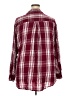 Evri Plaid Burgundy Long Sleeve Button-Down Shirt Size 2X - photo 2