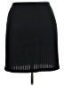 Unbranded Solid Black Casual Skirt Size 18 - photo 2