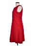 Calvin Klein Solid Red Casual Dress Size L - photo 5