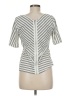 Etcetera Silver Short Sleeve Top Size M - photo 2