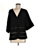Stella & Dot 100% Polyester Black 3/4 Sleeve Blouse Size M - photo 1