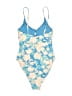 Hutch Print Blue One Piece Swimsuit Size XS - photo 2