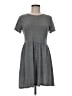 Forever 21 Solid Gray Casual Dress Size M - photo 1
