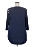 Cato Blue 3/4 Sleeve Top Size 18 - photo 2