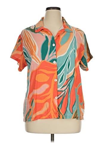 Vitamin A Short Sleeve Blouse (view 1)