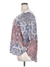 Como Vintage 100% Polyester Blue 3/4 Sleeve Blouse Size XXL - photo 5