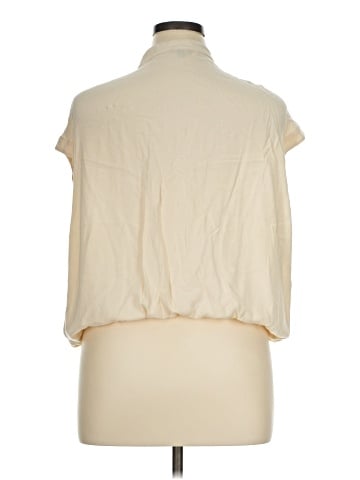 Express Sleeveless Button-Down Shirt (view 2)
