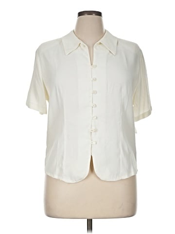 Impressions Short Sleeve Blouse (view 1)