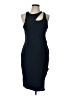 Zella Solid Black Cocktail Dress Size L - photo 1