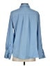 H&M Solid Blue Long Sleeve Blouse Size S - photo 2