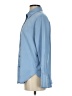 H&M Solid Blue Long Sleeve Blouse Size S - photo 5