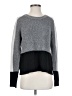 Pinque Color Block Gray Pullover Sweater Size S - photo 1