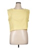 LE BOP 100% Cotton Yellow Sleeveless Blouse Size XL - photo 1