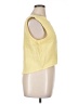 LE BOP 100% Cotton Yellow Sleeveless Blouse Size XL - photo 4