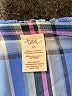 Tea 100% Cotton Plaid Blue Romper Size 16 - photo 4