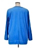 Blair 100% Polyester Blue Pullover Sweater Size XL - photo 2