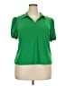 CeCe Green Short Sleeve Blouse Size XXL - photo 1