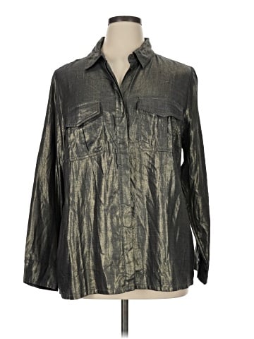 Soft Surroundings Long Sleeve Button-Down Shirt (view 1)