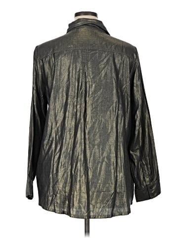 Soft Surroundings Long Sleeve Button-Down Shirt (view 2)