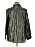 Soft Surroundings 100% Lyocell Metallic Gray Long Sleeve Button-Down Shirt Size 1X - photo 2