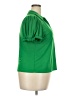 CeCe Green Short Sleeve Blouse Size XXL - photo 4