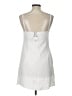 Commense Solid White Casual Dress Size L - photo 2
