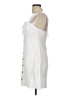 Commense Solid White Casual Dress Size L - photo 5
