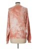 Democracy 100% Cotton Tie-dye Pink Pullover Sweater Size L - photo 2