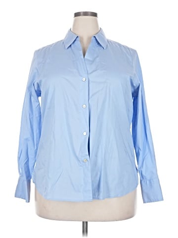 Foxcroft Long Sleeve Button-Down Shirt (view 1)
