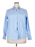 Foxcroft Blue Long Sleeve Button-Down Shirt Size XXL - photo 1