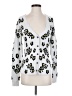 CAbi Animal Print Silver Cardigan Size XS - photo 1