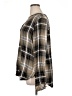 Cato 100% Rayon Plaid Brown Long Sleeve Blouse Size XL - photo 5