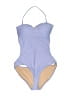 J.Crew Solid Blue One Piece Swimsuit Size 14 - photo 1